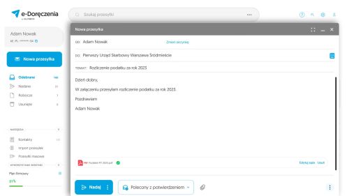 e-Doręczenia Certum: Twoja skrzynka na elektroniczne listy polecone — zdjęcie 3