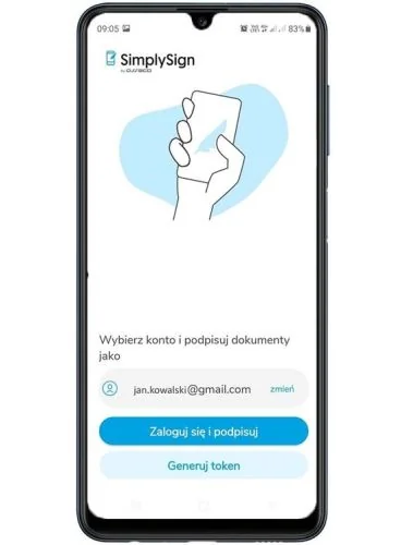 Odnowienie podpisu elektronicznego w aplikacji mobilnej SimplySign — zdjęcie 5