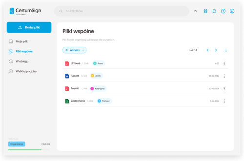 CertumSign: Plany dla Organizacji — zdjęcie 3