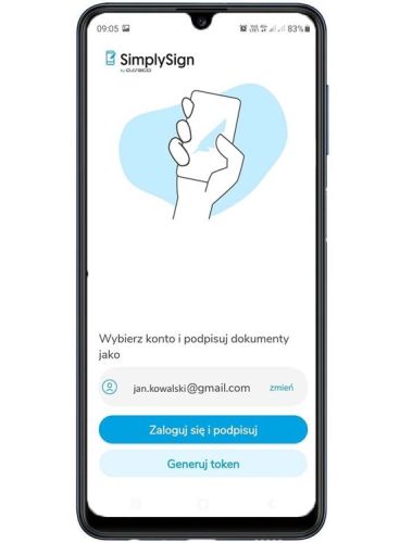 Podpis elektroniczny w aplikacji mobilnej SimplySign — zdjęcie 6